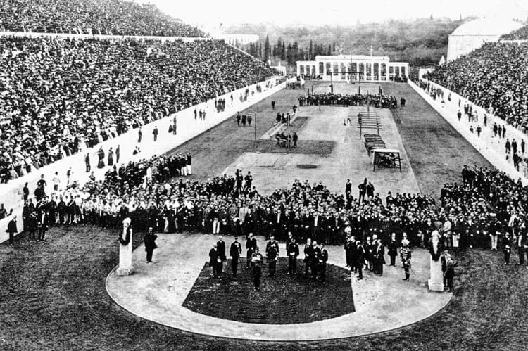 1896 First Olympic opening ceremony