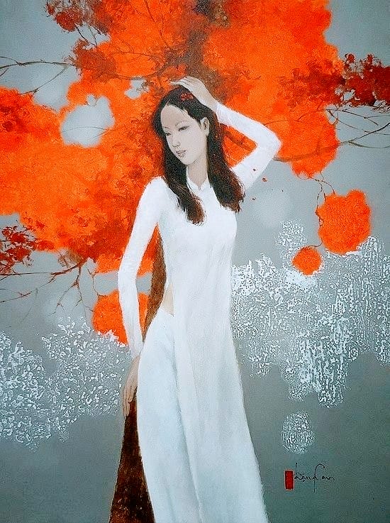 Dang Can 1957 Landscape Figurative painter2