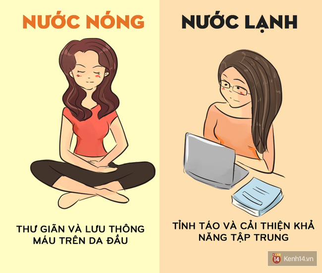 nen goi dau bang nuoc am hay nuoc lanh thi tot hon 3