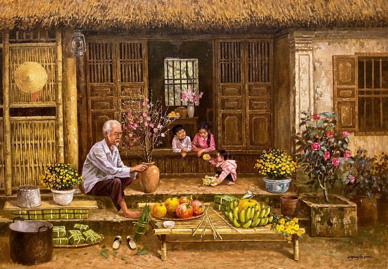 huongvitetxuatranhve