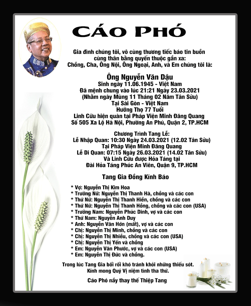 CaoPho Dau