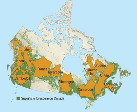 map of canada showing