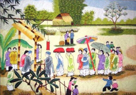 phong tuc cuoi hoi co truyen cua nguoi viet