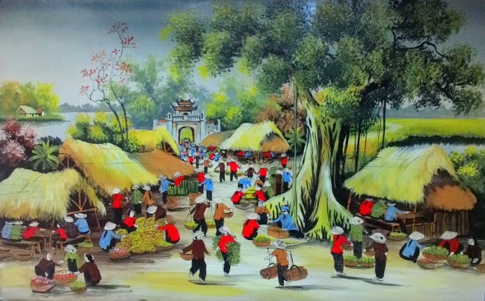 tranh dong que065