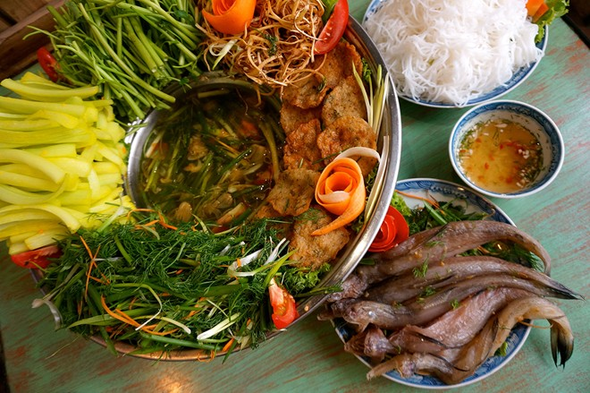 lau ca khoai