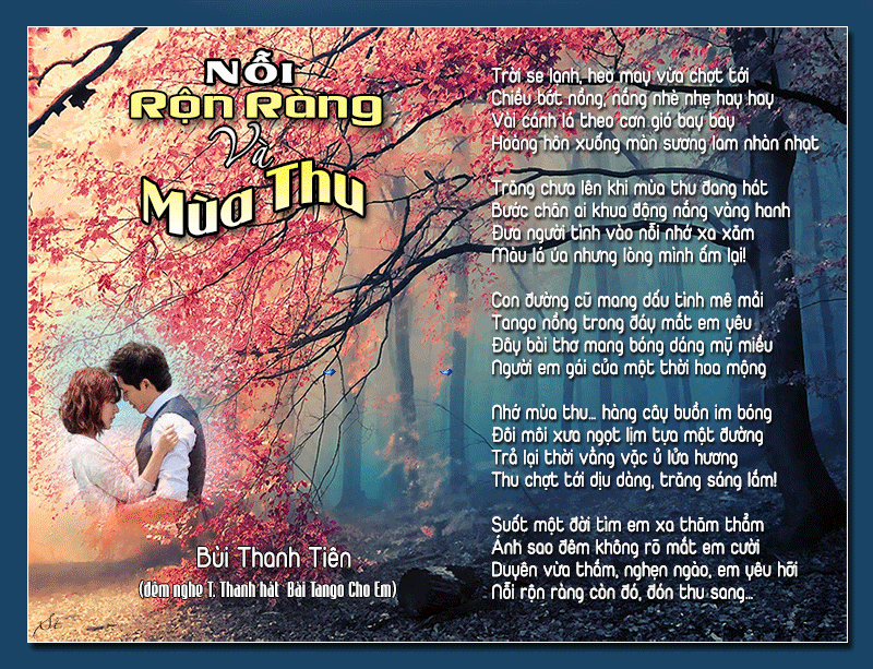 BuiThanhTien NoiRonRangMuaThu