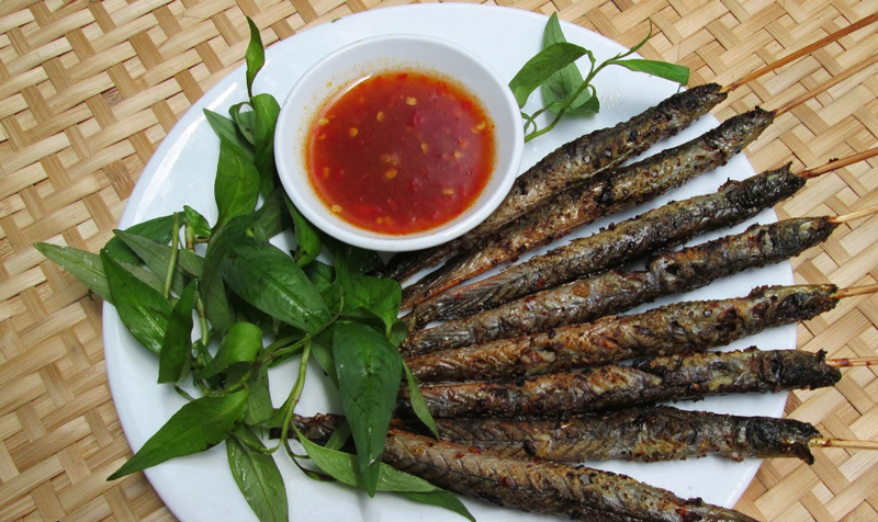ca keo nuong muoi ot